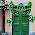 Pikkukuva 3 / 4: Clover Pendant St. Patrick's Day Green Color Strip Holiday Party Home Tunnelma järjestely Color bar