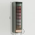 Miniatyrbilde 2 av 5: Veggmontert multifunksjonell oppbevaringsboks for undertøy, sokker og søppelsekker - Transparent design
