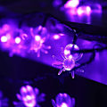 Miniatyrbilde 5 av 5: Halloween Ghost Festival Lilla Spider Led String Lights Batteriboks Usb Festpynt Lykt color 7