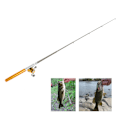 Miniatyrbillede 4 af 6: Mini Teleskopisk Fiskestang og Hjul Combo Sæt med Aluminium Legering Line, Bløde Lokkemad og Kroge