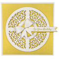 Miniatyrbild 2 av 4: Ihålig cirkel Blomma Skärning Form Scrapbooking Prägling Papper Hantverk Stencil Form