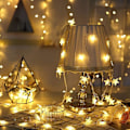 Miniatyrbild 1 av 5: Utomhus String Lights 9.8ft 20 Led Star Dekorativ Jul Batteridriven Star 9.8ft 20 LED