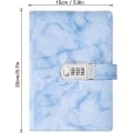 Miniatyrbillede 2 af 5: A5 Creative Password Lock Journal, Pu Læder Kombinationslås Dagbog