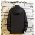 Miniatyrbild 4 av 5: Jacka Herr Plus Size 6xl 7xl 8xl Vår Höst Tunn Windbreaker Herrhuva
