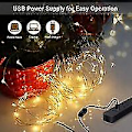 Miniatyrbild 4 av 4: 12m 120led String Lights, Warm Yellow, USB Power String Lights