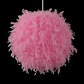 Miniatyrbillede 2 af 4: Fjerlysskærm til loftspendel 30cm Fluffy lampeskærm Lampeskærm lysskærm til lampe Pink