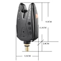 Miniatyrbillede 2 af 6: LED Fiske Bid Alarm - Elektronisk Bidindikator med Holdbar ABS Konstruktion