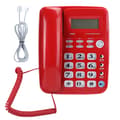 Kontortelefon for hjemmet med nummervisning, fasttelefon med håndfri samtale og fasttelefon