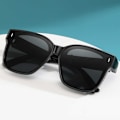 Miniatyrbillede 5 af 5: Foldbare Suncovers Solbriller Over Briller Sort sort black
