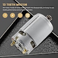Miniatyrbilde 2 av 3: 13-tanns motor 18V erstatning for BOSCH GSR 18-2-LI GSB 18-2-LI PSB 1800 LI-2 skrutrekker