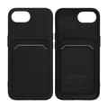 Silikonecover kompatibelt med iPhone 16e, med SIM-kortplads - Sort
