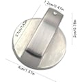 Miniatyrbilde 2 av 5: Komfyrknott, Komfyrknott, Bryter for ovnsknott, Metall Gassplatetoppbryter