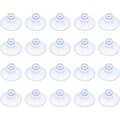 Transparenta sugproppar i plast, 20-pack, liten storlek 20 mm