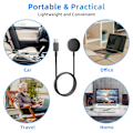 Miniatyrbilde 2 av 5: USB-C Lader for Samsung Galaxy Watch 3/4/5/6/7, Active 1/2 Svart