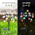 Miniatyrbilde 3 av 6: Solcellelampe for utendørs hage, vanntett dekorativ solcellelampe landskapslampe for hage, uteplass, plen, sti, juledekorasjon