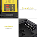 Miniatyrbilde 2 av 5: DCB112 Lader for Dewalt 10.8V / 14.4V / 18V Litiumbatteri