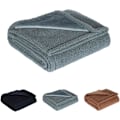 Miniatyrbild 1 av 5: The Waterproof Blanket, Snuggle Blanket for Couch Bed Sofa, Waterproof Pet Blanket for Dog and Cat, 100% Leak Proof, Waterproof, Completely Pee Proof Gray Gray S:71*100CM