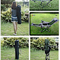 Miniatyrbilde 4 av 5: Oppbevaringsvesker for campingstol, bærbar, slitesterk, erstatningstrekk, utstyr for utendørsbruk, db Svart Svart XL XL Black