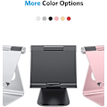 Miniatyrbillede 5 af 5: Aluminium Tablet Stativ, Justerbart & Holdbart Tablet Holder, Skrivebordsstativ Kompatibelt med iPad 10.9/10.2, iPad Pro 13/12.9/11