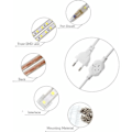 Miniatyrbilde 4 av 5: LED-stripe, 2M LED-stripe, 220V LED-stripe, 5050 IP65