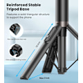 Miniatyrbild 4 av 5: 67\" Selfie Stick Stativ, 360° Roterande Mobiltelefonstativ, Utdragbart Allt-i-ett Aluminiumstativ med Trådlös Fjärrkontroll