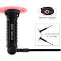 Miniatyrbillede 5 af 5: LED USB Genopladelig Lommelygte, 2 stk. Stærke Lommelygter Arbejdslampe
