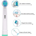 Miniatyrbilde 2 av 5: Erstatningsbørster for Braun Oral B elektriske tannbørster (8-pakning)