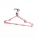 20-pack hållbara praktiska snygga galgar, 30*18cm, rosa