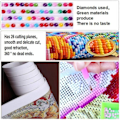 Miniatyrbilde 3 av 5: 30x40cm 5D DIY Diamantmaleri Fullt, Dyr, DIY Diamant Rhinestones
