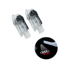 Hot deal til lav pris! 2 stk velkomstlys for Audi Car Led Laser Projector Light Logo D-Glad Two packs