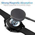 Miniatyrbilde 5 av 5: USB-C Lader for Samsung Galaxy Watch 3/4/5/6/7, Active 1/2 Svart