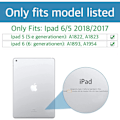 Pikkukuva 3 / 3: iPad 6 / 5 sukupolven kotelo, taitettava, musta