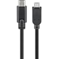 Pikkukuva 1 / 3: USB 2.0 -kaapeli USB-C™ - Micro-B 2.0, musta