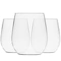 120oz Plastvinglas Set om 20 | Stjälklösa Vinglas - Transparenta
