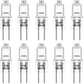G4 Halogenlampor 20W 12V Klar Kapsel 2-stifts Lampa Halogenstiftbas Varmvit Dimmbar 20 st