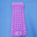 Self-Inflating Camping Sleeping Pad: Lightweight Double Sleeping Mat, Compact & Portable Purple