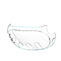 Miniatyrbilde 1 av 5: Transparent beskyttelsesdeksel for Meta Quest 3 Transparent