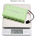 Pikkukuva 5 / 5: Latautuva 7.2v 2400mah Ni-mh Aa -akku SM-2P 2-nastainen liitin ja USB-latauskaapeli RC-kuorma-autoille WG