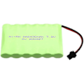 Pikkukuva 4 / 5: Latautuva 7.2v 2400mah Ni-mh Aa -akku SM-2P 2-nastainen liitin ja USB-latauskaapeli RC-kuorma-autoille WG