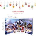 Miniatyrbillede 5 af 5: Adventskalender med Julemand 2024, 24-dages Adventskalender med Samlerobjekt Julemandsdukke, Jul Plys Nisse Overraskelsesboks