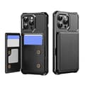 Horisontalt Flip Kortlomme Læder Telefoncover For iPhone 15 Pro Max