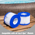 Pikkukuva 4 / 6: Lay-Z-Spa suodatinpatruuna VI kaikille Lay-Z-Spa-malleille - 6 x Twin Pack (12 suodatinta)
