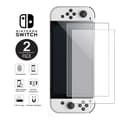 [2-PACK] Kompatibelt härdat glasskärmskydd för Nintendo Switch OLED
