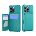 Horisontellt Flip Kortfack Läder Telefonfodral For iPhone 15 Pro