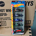 Hot Wheels F1 Racing Billeksset | 5-pack Formelgjutna Fordon | Samlargåvoset