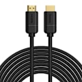 Miniatyrbillede 1 af 5: Baseus 2x HDMI 2.0 4K 30Hz-kabel, 3D, HDR, 18Gbps, 8m (sort)