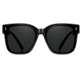 Miniatyrbillede 4 af 5: Foldbare Suncovers Solbriller Over Briller Sort sort black