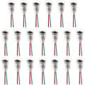 20 st E10 Lamphållare E10 LED-lampfot E10 LED-glödlampshållare med kabel Kompatibel med experiment, elektriska kretsar, testning