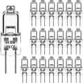 G4 halogenlampor 10W 12V - Varmvit - 20 st 10W 10W 20st