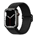Miniatyrbild 1 av 5: Flätad loop för Apple Watch Armband 44mm 40mm 45mm 41mm 42mm 38mm 49mm Elastiskt Solo armband iWatch serie 9 se 7 5 6 Ultra2 Band 9.svart 9.black